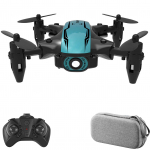 CS02 RC droon kaameraga 4K Wifi FPV algajatele droon mini kokkupandav neljakopteri m&auml;nguasi lastele ilma peata bag 1 battery