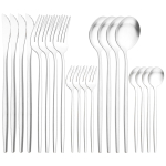 20 tk matt-punase kullaga s&ouml;&ouml;gin&otilde;ude komplekt Western roostevabast terasest s&ouml;&ouml;gin&otilde;ude nuga kooki kahvel Teelusikas s&ouml;&ouml;giriistade komplekt K&ouml;&ouml;gi lauan&otilde;ude h&otilde;ben&otilde;ud h&otilde;be