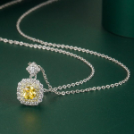 BELLA BOX ruudukujuline ripats kaelakee mitmev&auml;rviline mood pulma kihlus ehted roosa