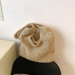 Suvine suure mahutavusega &otilde;lgkott, kootud k&auml;sitsi valmistatud &otilde;lakott Puhkuse mere&auml;&auml;rsed rannakotid vabaaja reisik&auml;ekott Uus kandekott 33*11*27cm beež