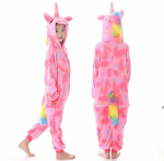 Kigurumi Onesie Kids Unicorn Pidžaamad Lastele Loomad Multikad Liiprid Beebi kost&uuml;&uuml;m Talvine T&uuml;drukud Licorne Jumspuit 6t