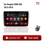 Icreative 2 dini autoraadio Peugeot 2008 208 multimeediumis&uuml;steemile 2012&ndash;2018 GPS-navigatsioon Androidi autoraadio WIFI FM Carplay