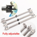 Hambaravi ortodontiline kronsteini positsioneerimisk&otilde;rgus Wick m&otilde;&otilde;tur T&auml;pne kronsteini positsioneerija Hambaravi ortoinstrumendi t&ouml;&ouml;riist Hambaarsti t&ouml;&ouml;riistad 3 pieces Adjustable Mixed