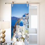 Loomingulised uksekleebised Metsa loodusmuster PVC isekleepuv tapeet Kodukaunistused Seinamaalingud K&uuml;lmkapi kunst plakatid Uksekate 77cm x 200cm