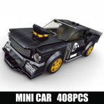 Mould King 27024 tehniline sportauto ehitusplokid Super Speed ​​automudel koos vitriinkarbiga ehitusm&auml;nguasjad poistele kingitused