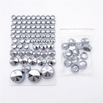 1 komplekti mootorratta kruvide kroompoltide kattekorkide komplekt Harley-Davidson Dyna Glide TWIN CAM 1991&ndash;2013 mototarvikute jaoks