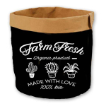 Les Tr&eacute;sors De Lily [R2247] - Must pruun 'Farm Fresh' paberist istutusmasin - 17x16 cm must
