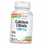 Kaltsiumtsitraat D3-vitamiiniga, Calcium Citrate with Vitamin D-3, Solaray 90kaps (36411047) 90caps