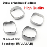 40pcs/ 20pcs Dental orthodontic Flat Band 32mm- 41.5mm UR/UL/LL/LR Material 5 bags 20pcs）32mm