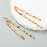 Naiste r&otilde;ngask&otilde;rvar&otilde;ngas Bohemian O-kujuline loominguline riisihelmed liialdatud tarvikud k&otilde;rvar&otilde;ngad OneSize valge