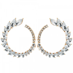 Naiste r&otilde;ngask&otilde;rvar&otilde;ngad Retrov&auml;rvilised kivist liialdatud suured &uuml;mmargused k&otilde;rvar&otilde;ngad C-kujulised k&otilde;rvar&otilde;ngad OneSize valge