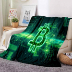 Bitcoini pehme tekk M&auml;ng Tekk vooditekk soe multifilm tr&uuml;kitud vooditekk voodi diivan diivan s&uuml;nnip&auml;evakingitused poistele 75cm x 90cm