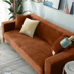 Velvet Plush diivani kate Elastne paks veniv tugitooli diivani kate nurgadiivani katted elutuppa L kujuga 1/2/3/4 istekohaga 2-Seater 145-185cm