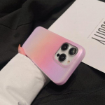 Luksuslik Laser Aurora Gradient Color nahast &uuml;mbris iPhone 14 12 11 13 Pro Max k&otilde;ikeh&otilde;lmav k&otilde;va p&otilde;rutuskindel kate For iPhone12Pro valge