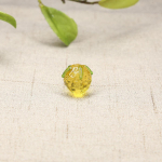 Maasikakujuline v&auml;rviline glasuur V&auml;rviline klaasist ripats ehete valmistamiseks DIY k&auml;ev&otilde;ru kaelakee k&otilde;rvar&otilde;ngas 15*13mm 1pcs paabulinnu sinine v&auml;rv