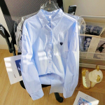 Naiste topid avar pluus naiste s&uuml;damega tikanditega vabaaja Korea moe naiste s&auml;rk Naiste tuti &scaron;ikid s&auml;rgid onesize valge