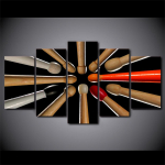 HD-prinditud 5-osaline l&otilde;uend Art Trummimuusika Instrum Maalimine Seinapildid elutuppa 20x35cm*2 20x45cm*2 20x55cm*1