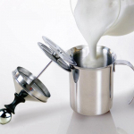 400/800 ml roostevabast terasest piimavahustaja pumbaga kohvimikseriga piimavahustaja cappuccino latte kahev&otilde;rguga &otilde;rn vaht kohvit&ouml;&ouml;riistadele 400ML