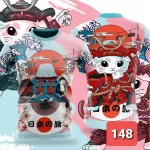 T-s&auml;rk uhiuus meeste naiste disainprindiga 3D mood T&auml;navar&otilde;ivad Jaapani samurai 148 m