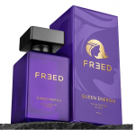 FREED Queen Energy EDP parf&uuml;&uuml;m naistele, 80 ml | Intensiivne ja kauakestev puidune parf&uuml;&uuml;mvesi | Parim kingitus naistele elektriline violetne v&auml;rv
