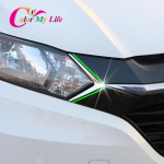 Auto esitulede trimm Honda HRV Vezel HR-V HR V 2014 2015 2016 2017 ABS kroomitud auto esitulede kleebise kaunistus