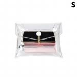 L&auml;bipaistev kosmeetikakott veekindel PVC pliiatsiga tualett-tarvete kandekott Kaasaskantav korraldaja kirjatarvete hoiukoti tarvikud kontoris 8*10cm