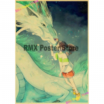 Miyazaki Hayao animefilmide kollektsioon The Wind Rises/Totoro/Spirited Away/Howl Moving Castle plakat toakaunistuse seinakleebiste jaoks 30x21cm