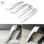 Auto siseukse k&auml;epideme kroomitud kate Toyota Land Cruiser Prado FJ150 150 2010 2011 2012 2013 2014 2015 2016 2017 jaoks white