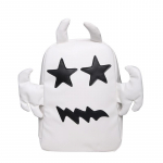 Koolikott Desinvolte Little Devil Ghost Pattern, uued mehed ja naised sama l&otilde;iguga seljakott, suure mahutavusega seljakott valge