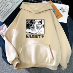 Uus saabumine Devilman Crybaby Unisex pusad T&auml;navar&otilde;ivad Moodne graafiline kampsun meestele/naistele Suured hiphopi riided S must