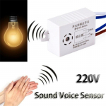 220 V mooduli detektor Automaatne sissel&uuml;litamine V&auml;ljas Intelligentne heli H&auml;&auml;lsensor Valgusl&uuml;liti Kasutamine Koridoris Vanni Lao trepp 1 Pcs 220V Switch