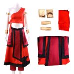 Anime Avatar The Last Airbender Katara Fire Nation Aang Cosplay kost&uuml;&uuml;m t&auml;iskasvanutele m&otilde;eldud Halloweeni peo karnevali r&otilde;ivaste &uuml;likond S black