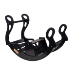 KiddyMoon puidust jalas lastele multifunktsionaalne kaar puidust m&auml;nguasi ronimism&auml;ngukaar lastele, wr-001, must 90.6x39x69 cm