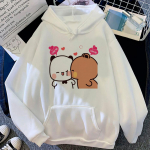 Bubu Dudu dressipluusid Naistele Unisex naljakas harajuku dressipluus naissoost Korea stiilis Kapuuts 2XL