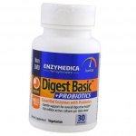 Ens&uuml;&uuml;mid ja probiootikumid, Digest Basic + probiootikumid, Enzymedica 30 kapslit (69466006) 30caps