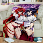 Multikas Seksikas T&uuml;druk High School DxD Anime 3D Tekk, Pehme Visketekk Kodu Magamistoa Voodi Diivani Pikniku Reisi Katteks Lastele 125x150cm 50x60inch
