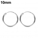 1paar Unisex h&otilde;betatud k&otilde;rvar&otilde;ngad ringikujulised r&otilde;ngasr&otilde;ngad huule nina k&otilde;rvatropid augustamine 10mm h&otilde;be