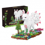 4160PCS Creative MOC Hiina m&uuml;toloogia &uuml;heksasabaline rebane ehitusplokid Loomade Teemant Koosta klotsid S&uuml;nnip&auml;evakingitus