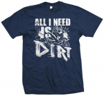 Motocross Camiseta Todo i Need Es Dirt Suprecross Dirt Bike Camiseta Unisex T-s&auml;rk S