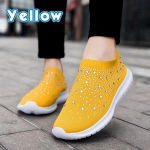 Moodsad naiste kerge hingavast v&otilde;rgust elastsed vabaajajalatsid, triibulised vikerkaarekivist kingad 35 must