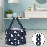 Reisi kokkupandav jalavannivann, kaasaskantav kokkupandav vann tumesinine v&auml;rv