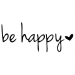 Be Happy Letters S&otilde;iduki kere peegeldav autokleebised aknakleebise kaunistus must