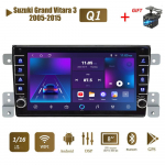 Icreative 2 Din Androidi autoraadio multimeediumivideopleier Suzuki Grand Vitara 3 2005-2015 jaoks koos nupunupuga Carplay WiFi 2+32GB 1+16GB