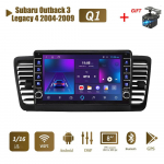 Loominguline Android Subaru Outback 3 Legacy 4 2004-2009 jaoks koos nupunupuga autoraadio video multimeedia GPS-m&auml;ngija 1+16 GB 1+16GB