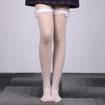 Seksikas pitsist kalav&otilde;rk &otilde;&otilde;nsaks v&auml;ljapoole keha sukad reie pikad sokid k&otilde;rge toruga kalav&otilde;rksukad Anime Cosplay Lolita sukad One Size must