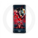 &Uuml;mbris Samsung Galaxy S8 vormel 1 Sebastian Vetteli F1 juhile, punane