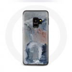 &Uuml;mbris Samsung Galaxy S9 pluss halli abstraktse tekstuuriga taustaga