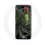 &Uuml;mbris Samsung galaxy S6 edge Pionus Parrot Red Green jaoks