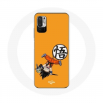 &Uuml;mbris Xiaomi Redmi Note 10T 5G Goku Dragonball Z Child Anime jaoks
