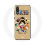 Coque pour Samsung Galaxy A02 One piece Manga Equipage du Chapeau de Paille